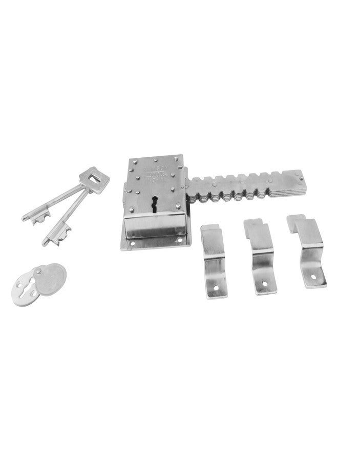 RAMSON Zapper Key Door Lock (Silver, Painted Finish) - Image 3